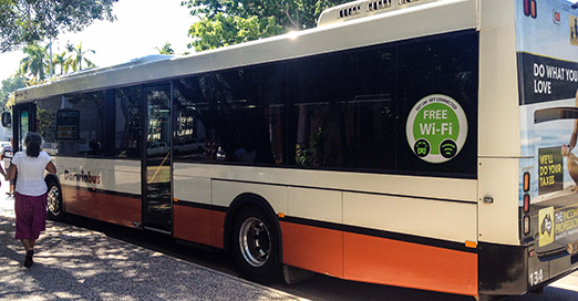 Public WiFi on Darwin buses